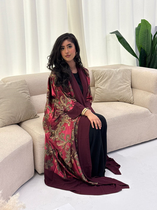 Zahra - Maroon/Pink